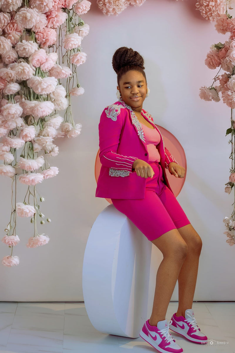 Chic Girl Blazer Set